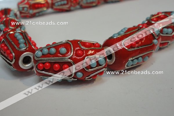 CIB310 17*26mm drum fashion Indonesia jewelry beads wholesale