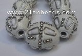 CIB316 20*23mm drum fashion Indonesia jewelry beads wholesale