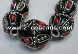 CIB317 20*23mm drum fashion Indonesia jewelry beads wholesale