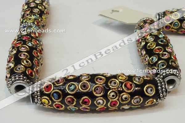 CIB32 17*60mm rice fashion Indonesia jewelry beads wholesale