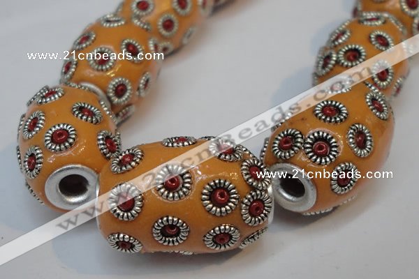 CIB326 16*21mm drum fashion Indonesia jewelry beads wholesale