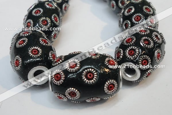 CIB328 16*21mm drum fashion Indonesia jewelry beads wholesale