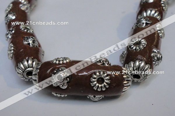 CIB340 14*35mm rice fashion Indonesia jewelry beads wholesale