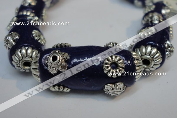 CIB342 14*35mm rice fashion Indonesia jewelry beads wholesale