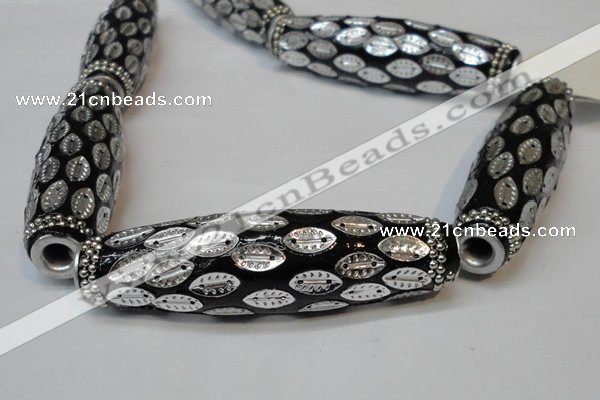 CIB36 17*60mm rice fashion Indonesia jewelry beads wholesale