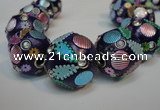 CIB362 23mm round fashion Indonesia jewelry beads wholesale