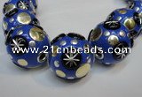 CIB365 23mm round fashion Indonesia jewelry beads wholesale