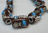 CIB370 15*25mm drum fashion Indonesia jewelry beads wholesale