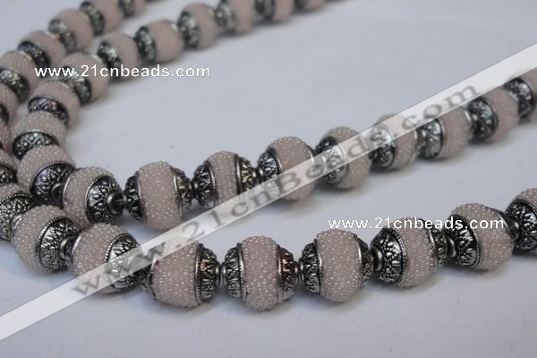 CIB380 8mm round fashion Indonesia jewelry beads wholesale