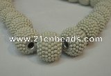 CIB390 15mm round fashion Indonesia jewelry beads wholesale