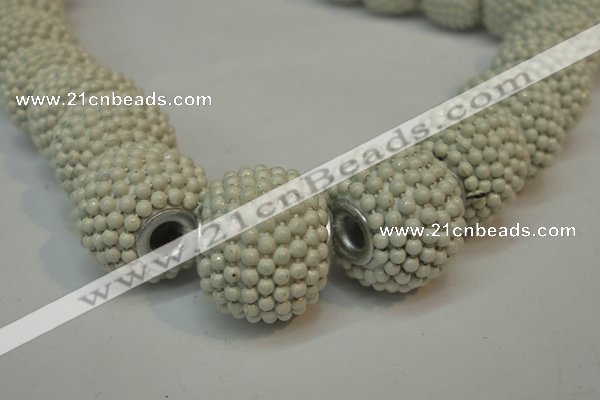 CIB390 15mm round fashion Indonesia jewelry beads wholesale