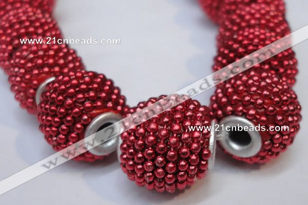 CIB391 15mm round fashion Indonesia jewelry beads wholesale