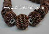 CIB402 17mm round fashion Indonesia jewelry beads wholesale