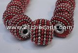 CIB403 17mm round fashion Indonesia jewelry beads wholesale