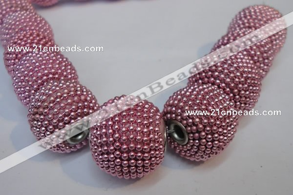 CIB410 20mm round fashion Indonesia jewelry beads wholesale