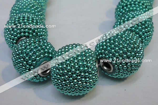 CIB414 20mm round fashion Indonesia jewelry beads wholesale