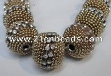 CIB420 22mm round fashion Indonesia jewelry beads wholesale