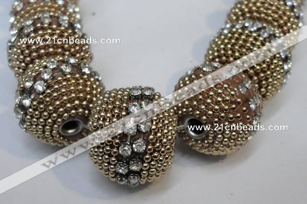 CIB420 22mm round fashion Indonesia jewelry beads wholesale