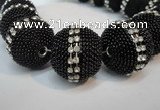 CIB427 25mm round fashion Indonesia jewelry beads wholesale