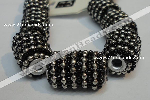 CIB437 14*21mm drum fashion Indonesia jewelry beads wholesale