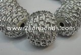 CIB450 24mm round fashion Indonesia jewelry beads wholesale