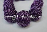 CIB452 24mm round fashion Indonesia jewelry beads wholesale