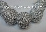 CIB455 30mm round fashion Indonesia jewelry beads wholesale