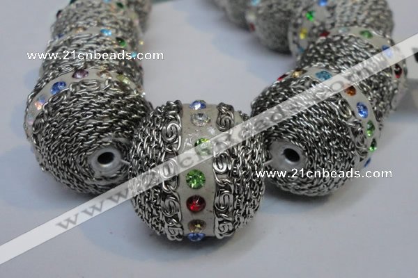 CIB465 25mm round fashion Indonesia jewelry beads wholesale