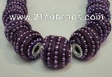 CIB474 14*14mm drum fashion Indonesia jewelry beads wholesale