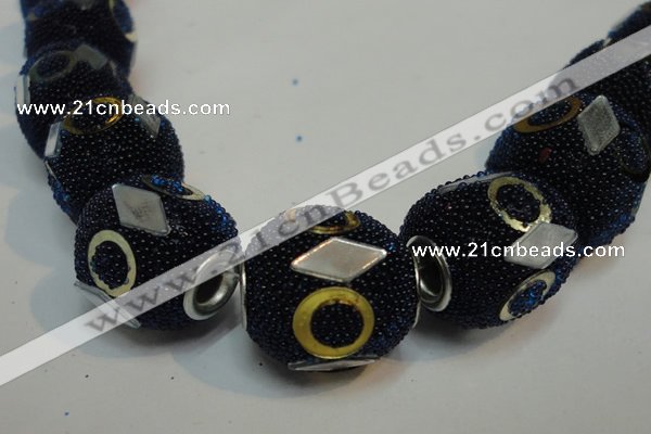 CIB484 15*16mm drum fashion Indonesia jewelry beads wholesale