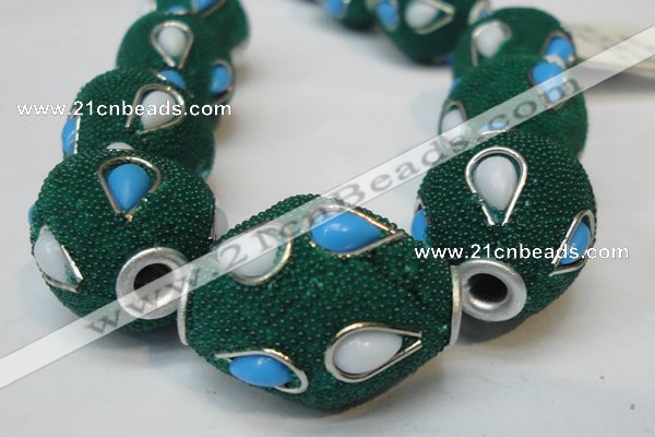 CIB491 18*23mm drum fashion Indonesia jewelry beads wholesale