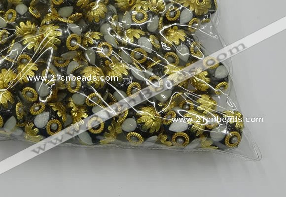 CIB540 22mm round fashion Indonesia jewelry beads wholesale