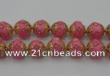 CIB548 22mm round fashion Indonesia jewelry beads wholesale