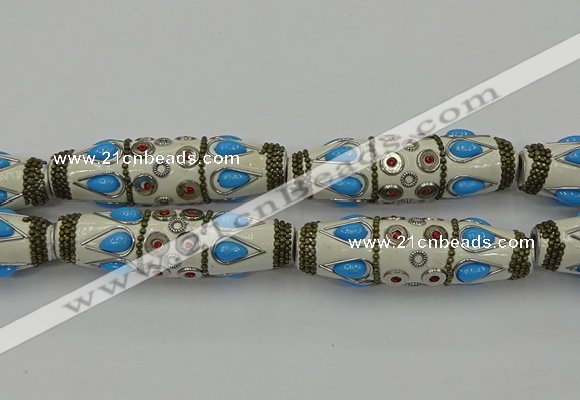 CIB560 16*60mm rice fashion Indonesia jewelry beads wholesale