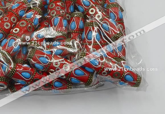 CIB568 16*60mm rice fashion Indonesia jewelry beads wholesale