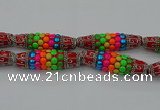 CIB586 16*60mm rice fashion Indonesia jewelry beads wholesale