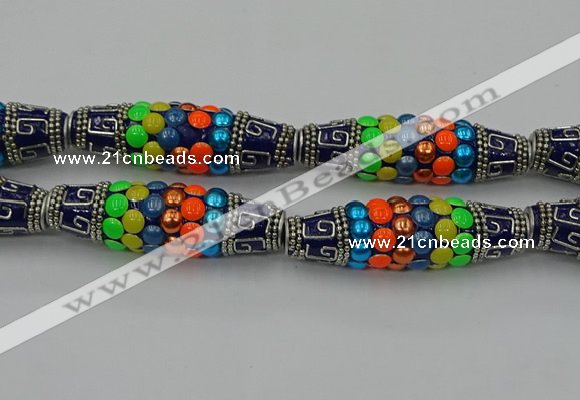 CIB588 16*60mm rice fashion Indonesia jewelry beads wholesale