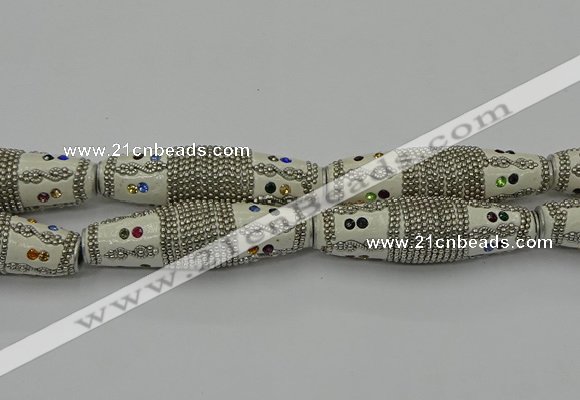 CIB600 16*60mm rice fashion Indonesia jewelry beads wholesale