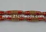 CIB605 16*60mm rice fashion Indonesia jewelry beads wholesale