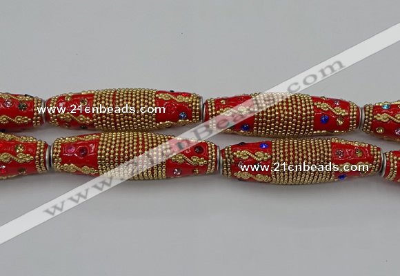 CIB605 16*60mm rice fashion Indonesia jewelry beads wholesale