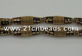 CIB612 16*60mm rice fashion Indonesia jewelry beads wholesale