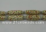 CIB615 16*60mm rice fashion Indonesia jewelry beads wholesale