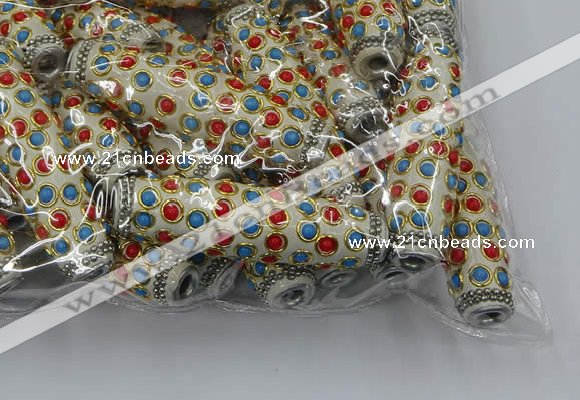 CIB630 16*60mm rice fashion Indonesia jewelry beads wholesale