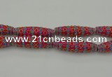 CIB634 16*60mm rice fashion Indonesia jewelry beads wholesale