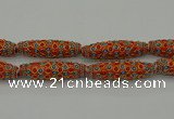 CIB635 16*60mm rice fashion Indonesia jewelry beads wholesale