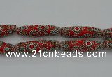 CIB648 16*60mm rice fashion Indonesia jewelry beads wholesale