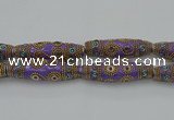 CIB665 16*60mm rice fashion Indonesia jewelry beads wholesale