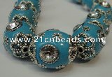 CIB82 16*22mm oval fashion Indonesia jewelry beads wholesale