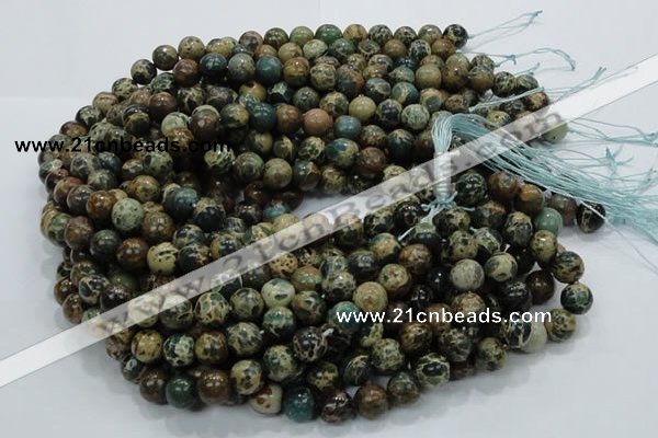 CIJ03 15.5 inches 12mm round impression jasper beads wholesale