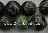 CIJ110 15.5 inches 12mm round dyed impression jasper beads wholesale